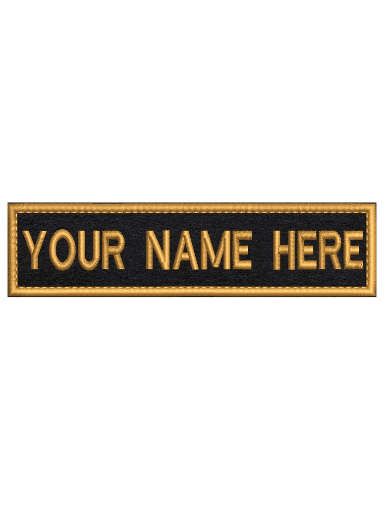Custom Embroidery Name Patch